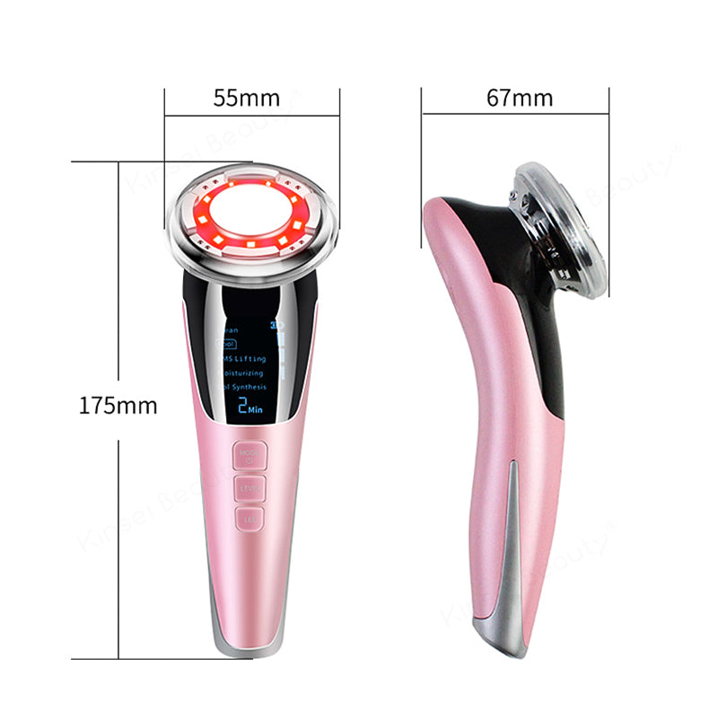 Hot and cold light beauty instrument