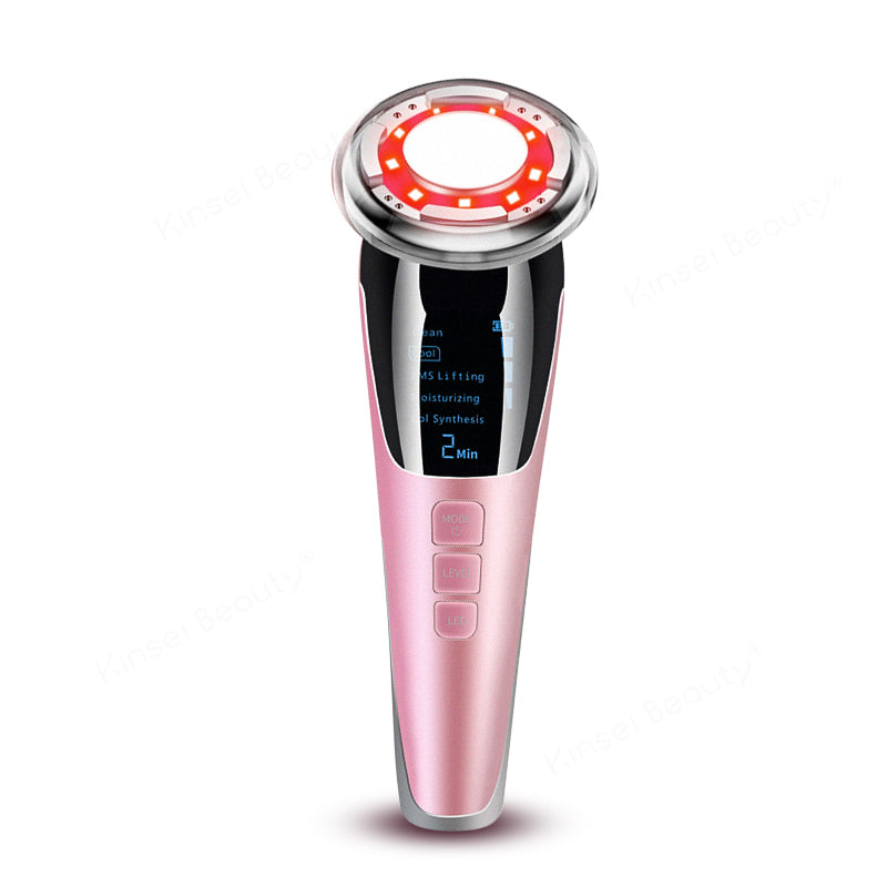 Hot and cold light beauty instrument